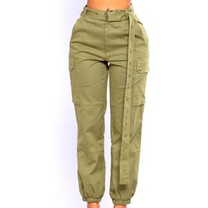 Fashion nova cargo chic pants